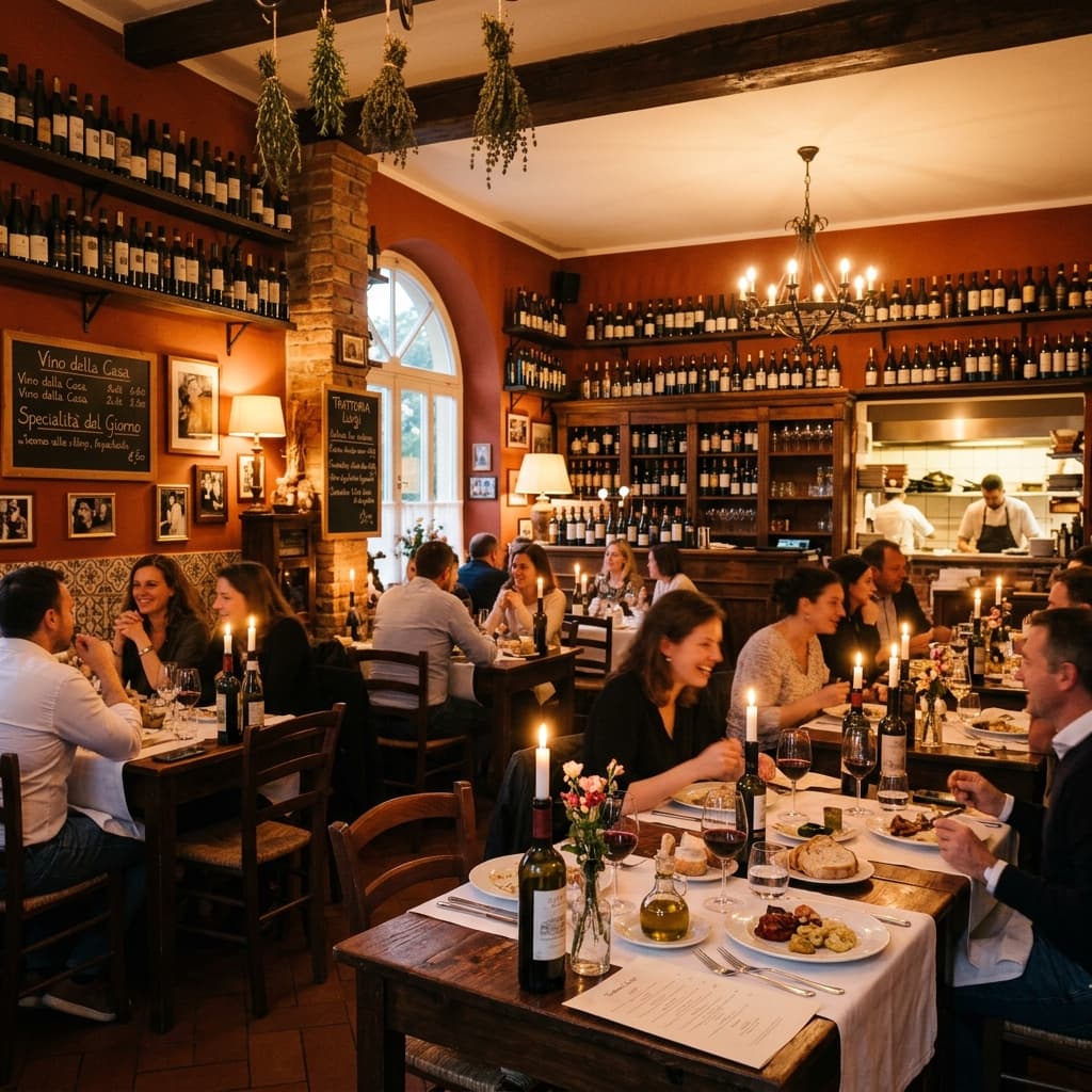 Warm and inviting restaurant interior